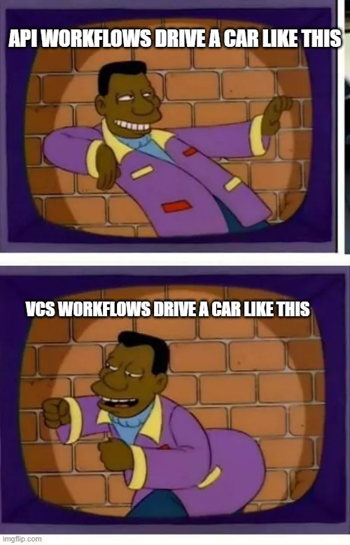 Api and VCS Workflows