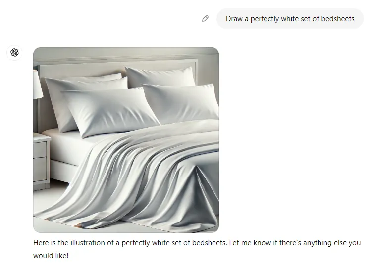 White Bedsheet
